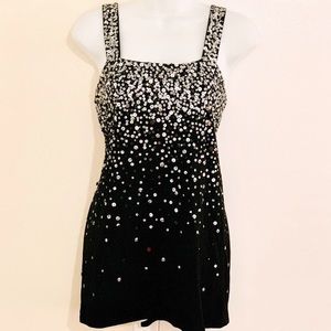 INC International Concepts Sequin Embellished Top